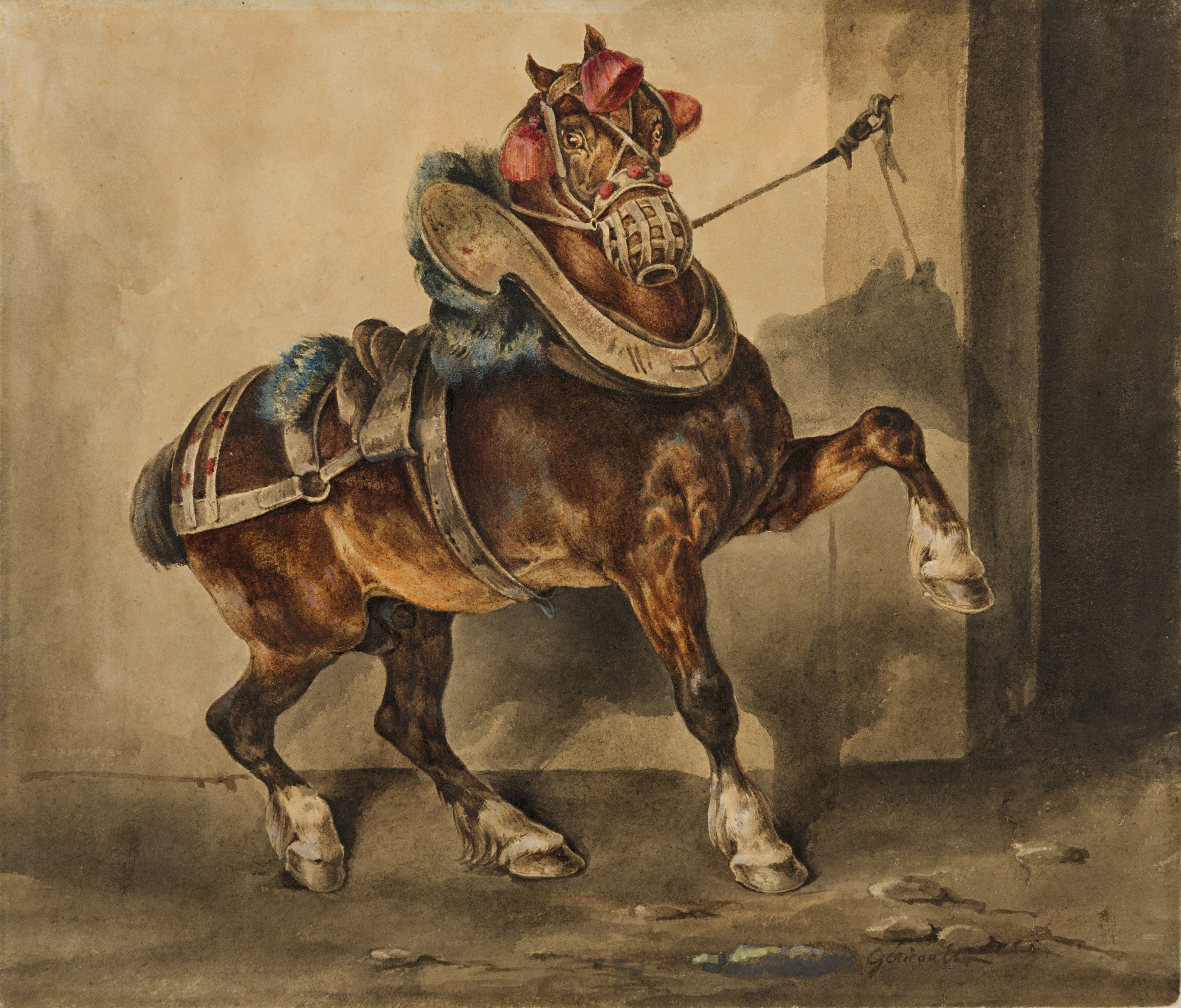 The Plaster-Maker’s Horse (Le cheval du plâtrier)